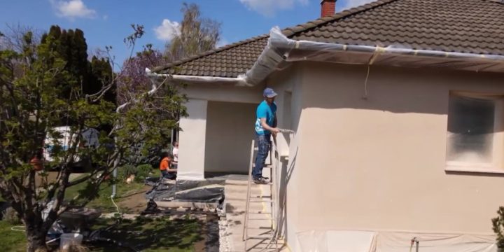 Homlokzati színezés néhány óra alatt! Így lehetséges